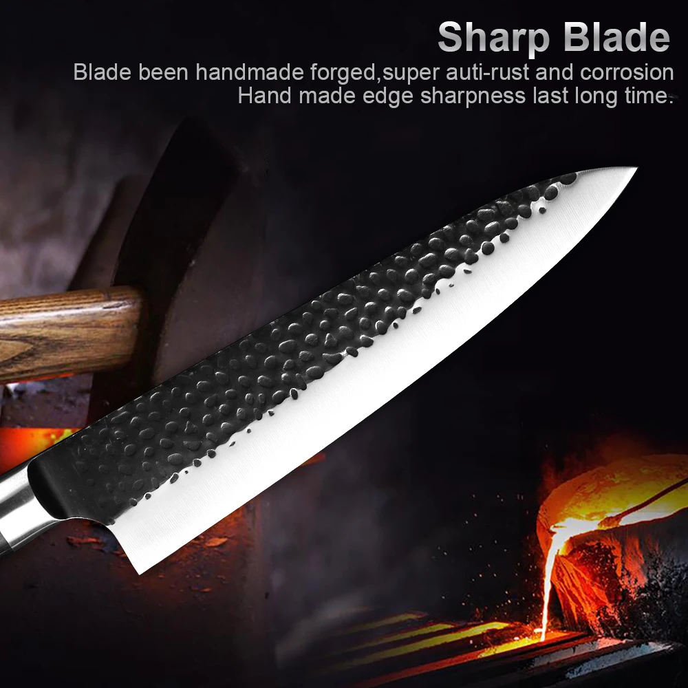 Поварской нож XITUO из высокоуглеродистой стали японская Ручная ковка