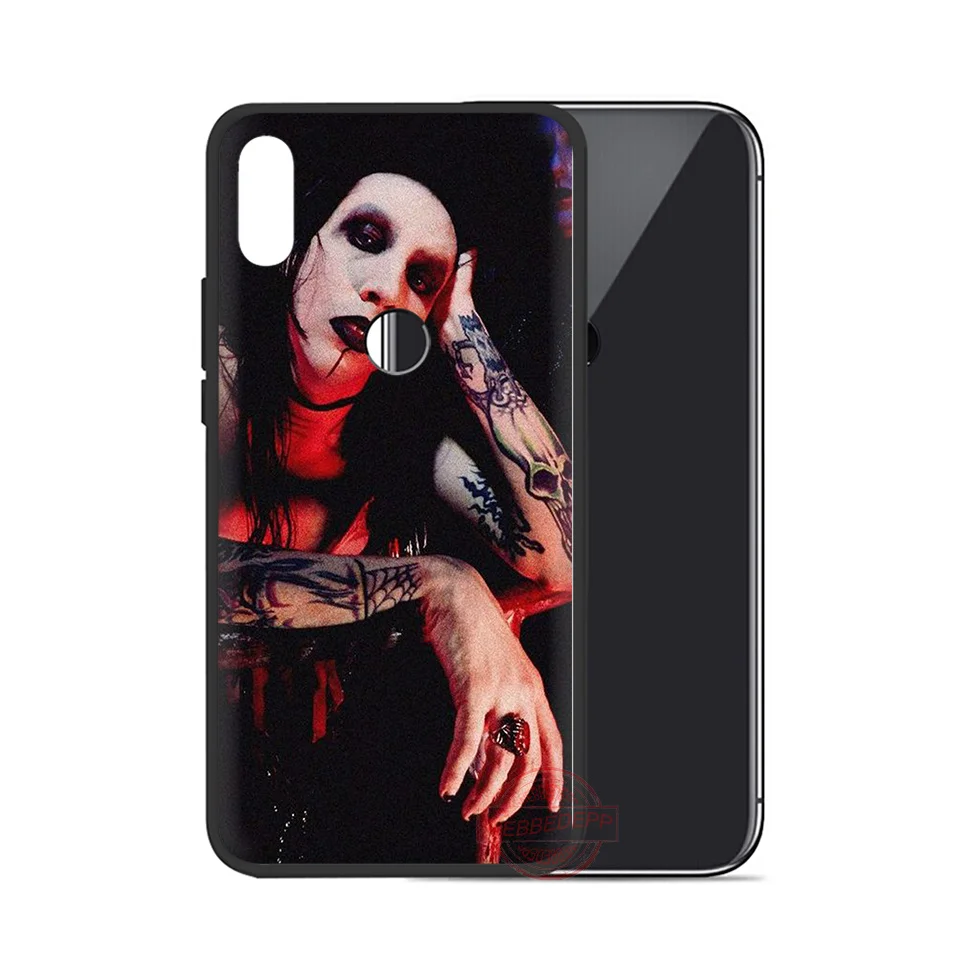 WEBBEDEPP Мэрилин Мэнсон Модный мягкий чехол для телефона Huawei P10 P20 P30 Lite Pro Y6 Y7 Prime 2018 Y9