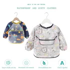 Детский водонепроницаемый комбинезон для мальчиков и девочек, с длинным рукавом