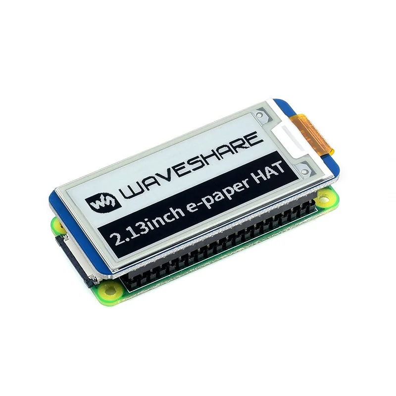 Chapéu de E-papel Raspberry pi com Resolução de 250×122 Tela E-ink de 2.13 Polegadas Arduino para Jetson Nano Arduino Stm32 Acessórios p/ quadro de demonstração