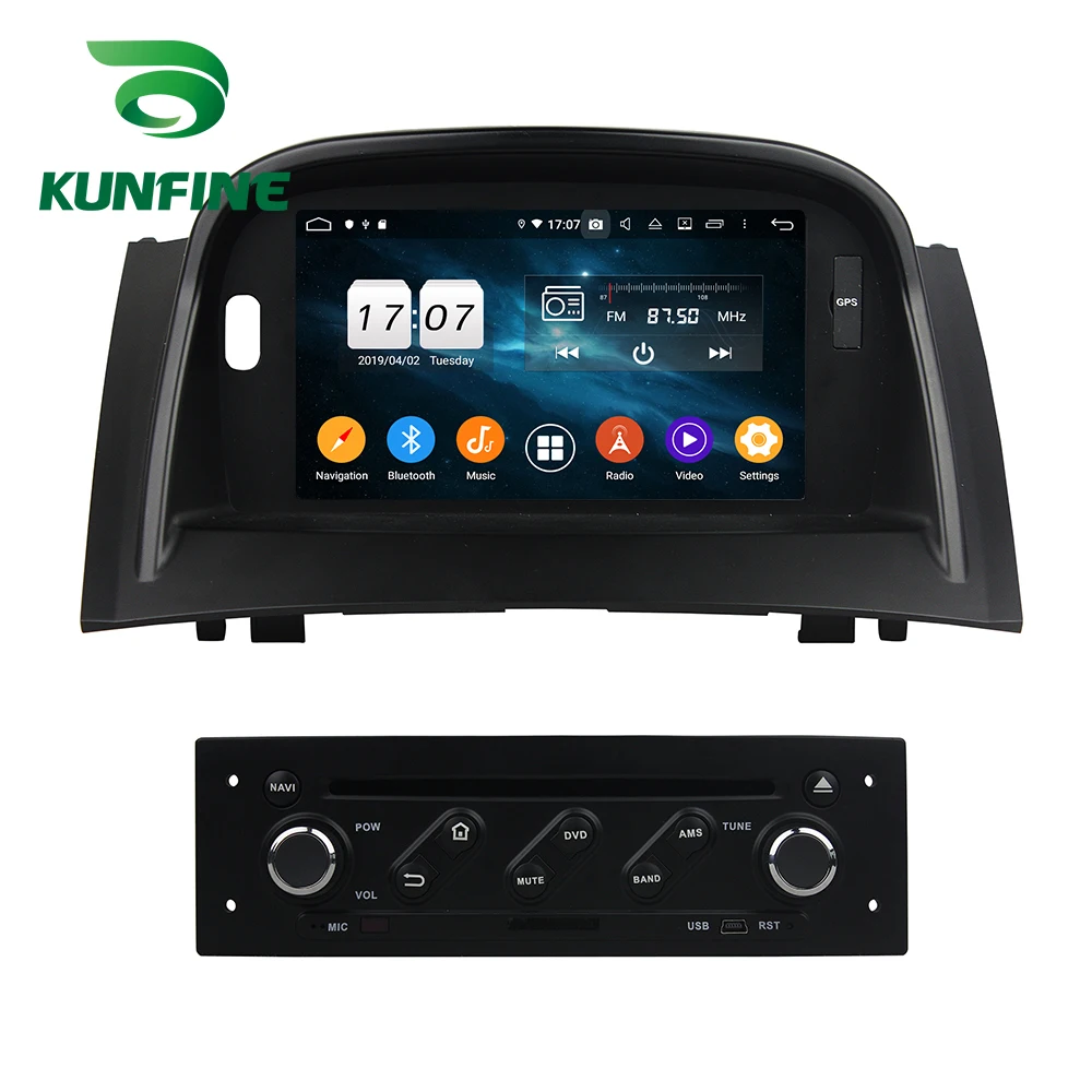 Android 9.0 Octa Core 4GB RAM 64GB Rom Car DVD GPS Multimedia Player Car Stereo for RENAULT Megane II 2004-09 Radio Headunit