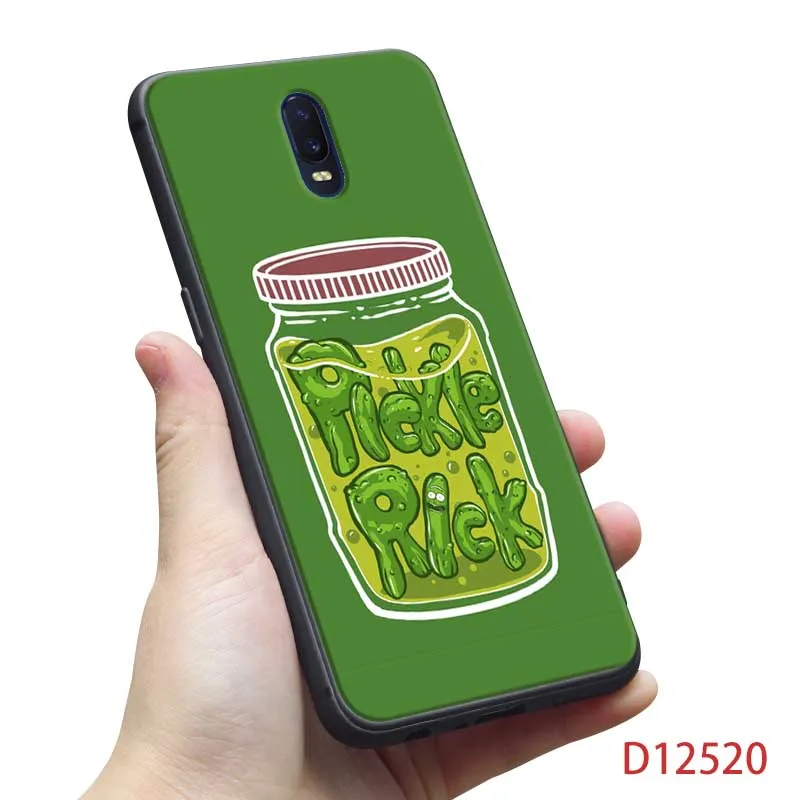 Для oneplus one plus 7 pro 7t pro 7 6 6t 5t Мягкий силиконовый чехол для телефона Забавный мультфильм Рик и Морти аниме - Цвет: D12520