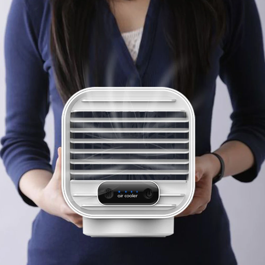 

Mute nano spray air conditioning fan summer outdoor camping air cooler humidification fan multifunctional USB rechargeable fan