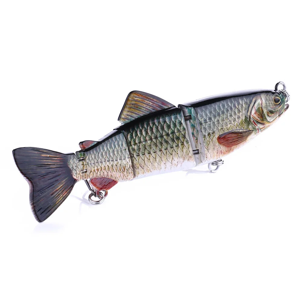 

4 Segment Bionic bait Swimbait Plastic Artificial Swimming Multi-joint