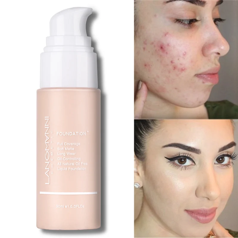 

Matte Oil Control Concealer Foundation Concealer Brighten Skin Colour Waterproof Foundation SSwell