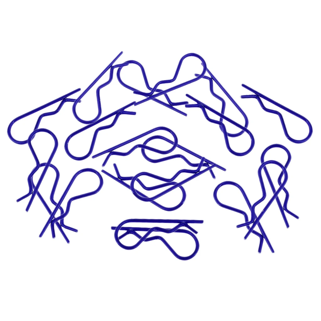 

20 Pcs Body Pins Clips Buckles for 1/8 1/10 HSP HPI RC Car Truggy