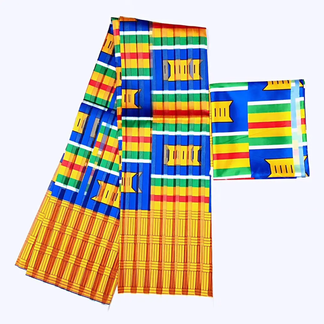 Цифровая органза шелк воск ткань Африканский принт ткань нигерийская Анкара Африканский Атлас воск принты для вечерние 4+ 2 ярдов 30