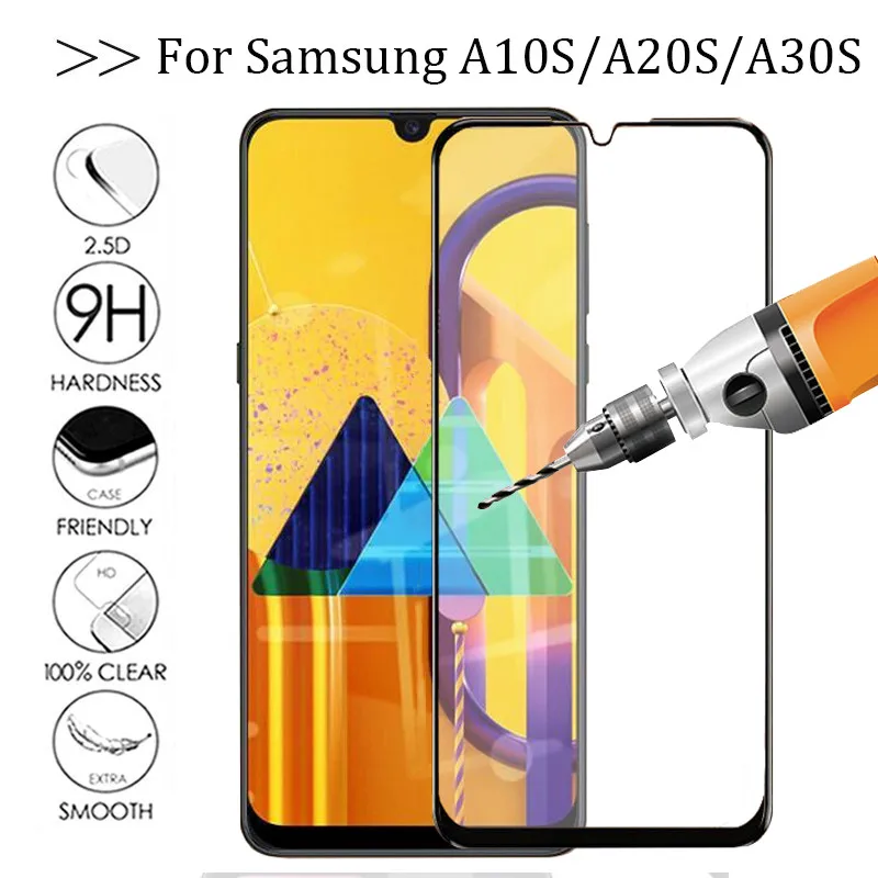 Закаленное стекло для Samsung Galaxy A51 A71 A50 Защитное экрана M30s A10 A20 A30 A40 A70 A01