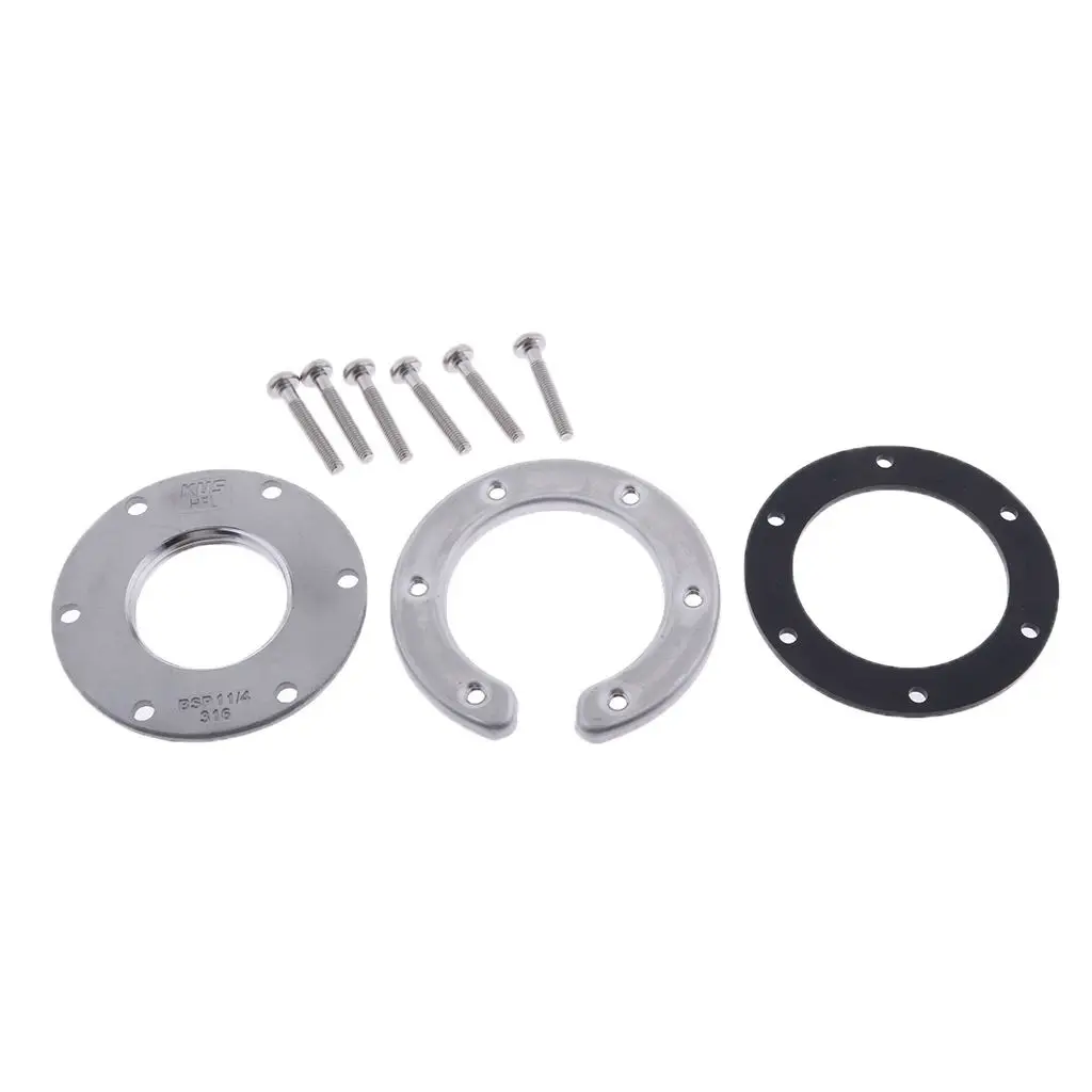 

Комплект прокладок с фланцем для удочки из нержавеющей стали для лодки, лодки, рыбалки