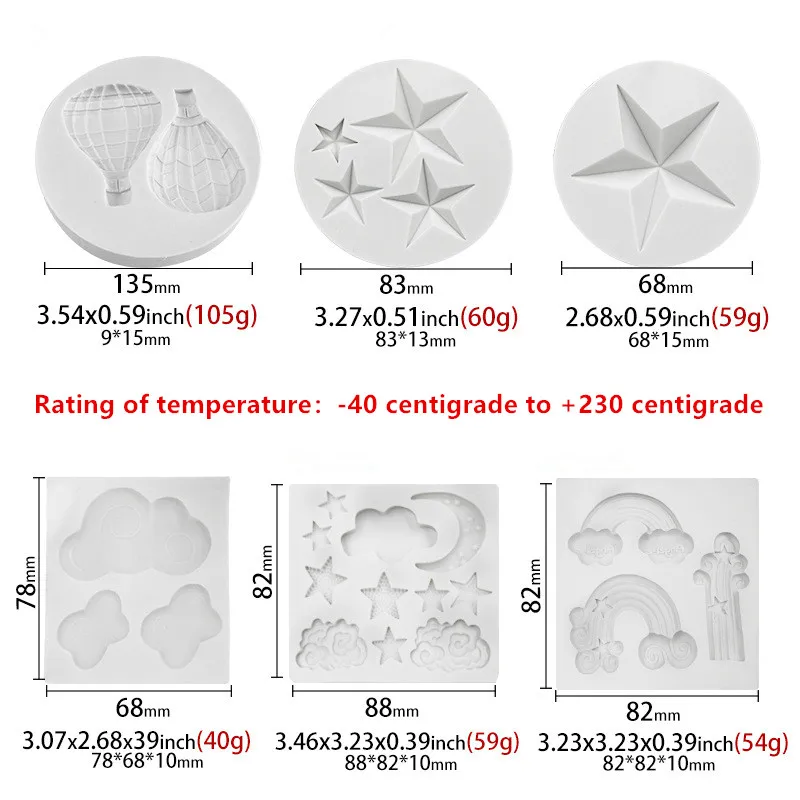 Новая силиконовая форма сделай сам для горячего воздушного шара помадки