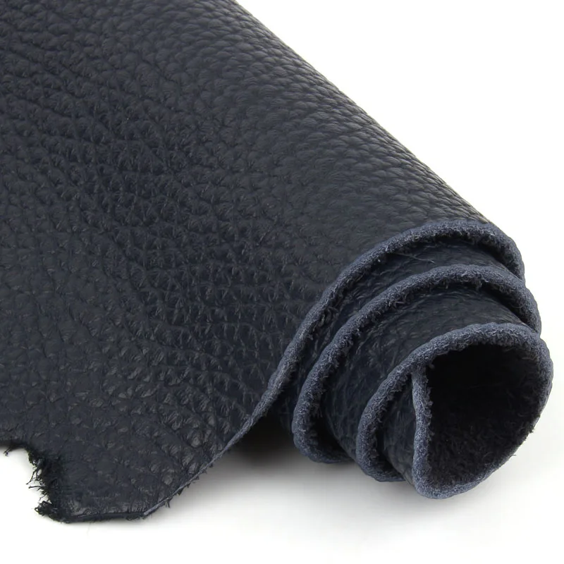 

Толщина 3,5 мм темно-синяя воловья кожа сделай сам первый слой кожа тканевый коврик для стола диванная подушка материал Tela De Cuero