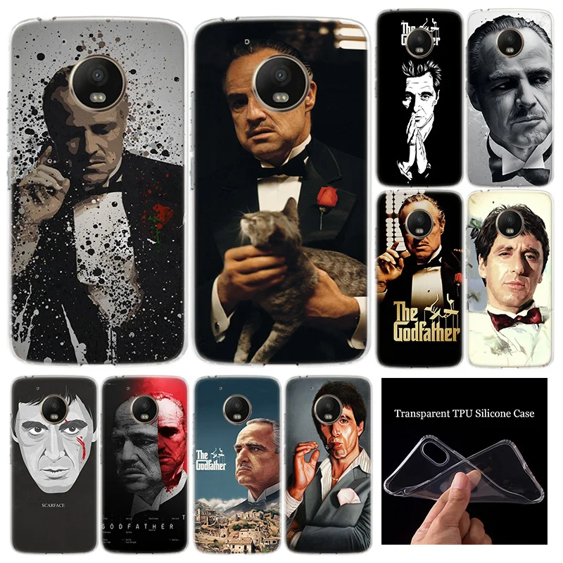 Мягкий силиконовый чехол Scarface Godfather для Motorola Moto G8 G7 G6 G5S G5 G4 E6 E5 E4 Plus Play Power + One Action