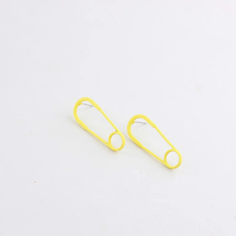 

DIY handmade Japanese and Korean painting color small stainless steel earrings earrings earrings material accessories