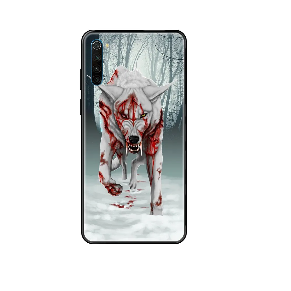 Водонепроницаемый чехол из ТПУ с 3d-изображением волка Etui для телефона Xiaomi Redmi Note S2