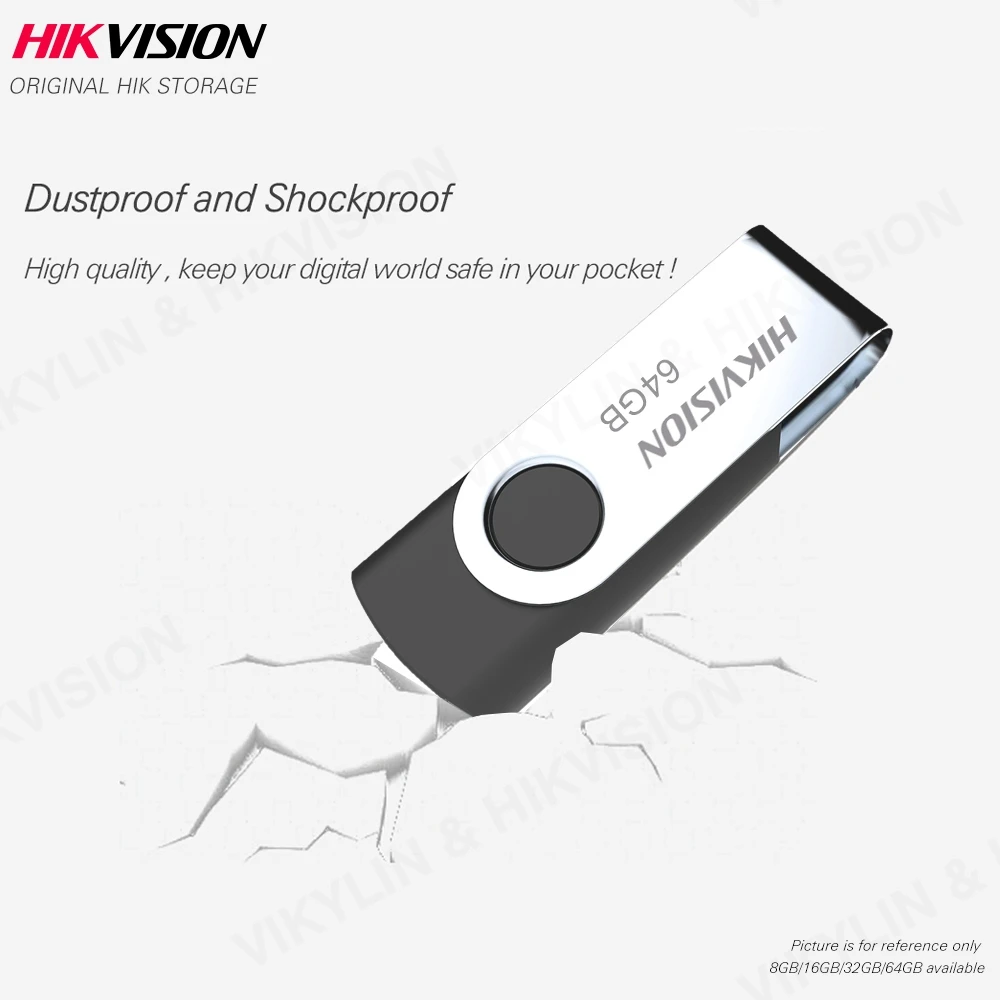 Hikvision оригинальный USB флеш-накопитель 8 ГБ 16 32 64 Гб мини-накопитель USB2.0 USB3.0 Флешка