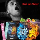 12 шт. в упаковке, нижнее белье оральный секс воды Мяты с клубничным вкусом Прохладный тепла флирт захватывающие жидкого масла смазочное на водной основе секс лубриканты для оральный секс