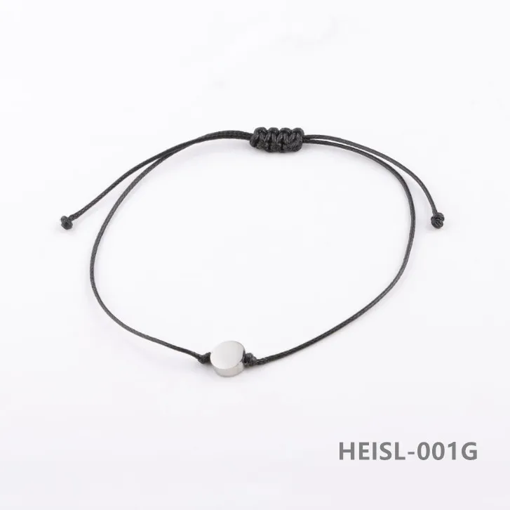 Новые модные веревочные браслеты HEISL-001G для женщин Подвески ручной работы