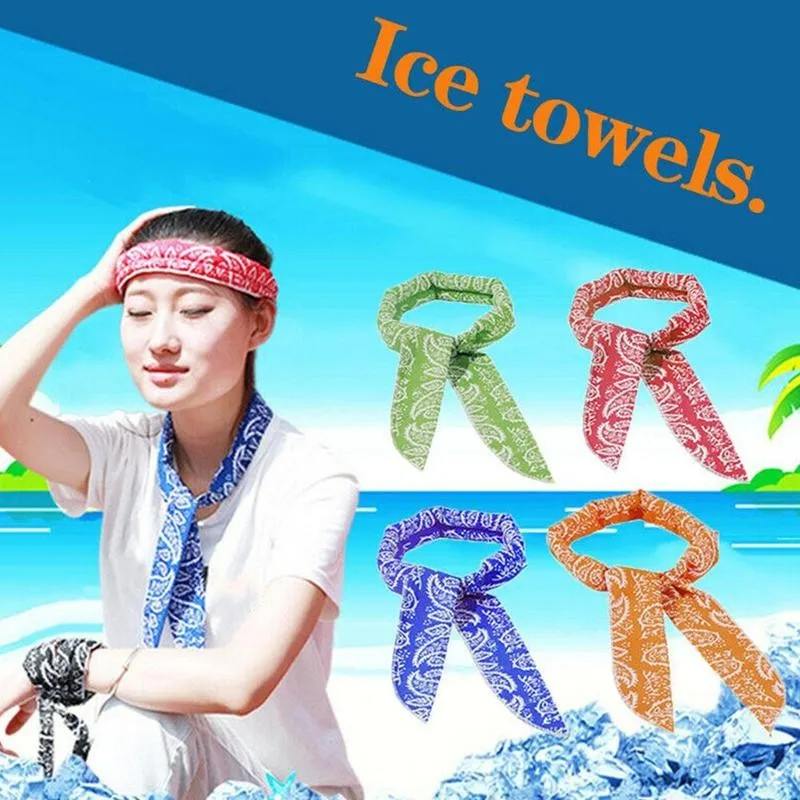 1 шт. крутой шарф летний для льда крутая повязка на голову уличное спортивное