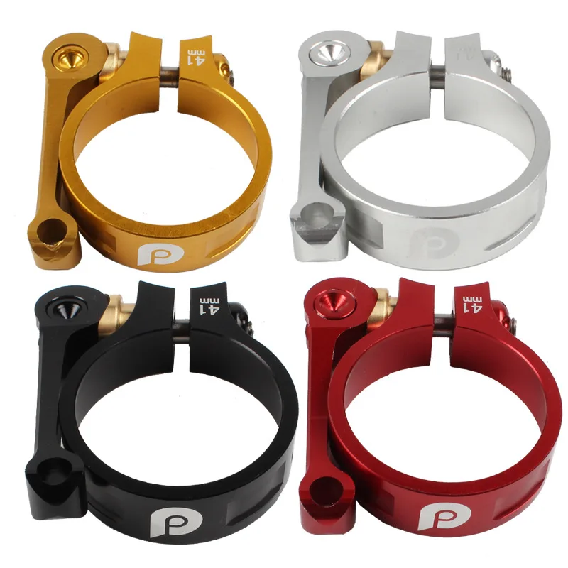 Litepro Seat Post Clamp Folding Tube Quick Release Aluminum Alloy CNC 41mm For 33.9 mm Bicycle Accessories | Спорт и развлечения