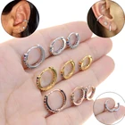 Штанги из нержавеющей стали с фианитами для пирсинга, Разноцветные Украшения для прокола Козелка, завитка ушной раковины, 20g, 6-10 мм, 1 шт.