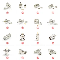 bnc male female rf coax connector aapter for rg316 rg58 cable straight right angle welding terminal pcb mount new wholesale
