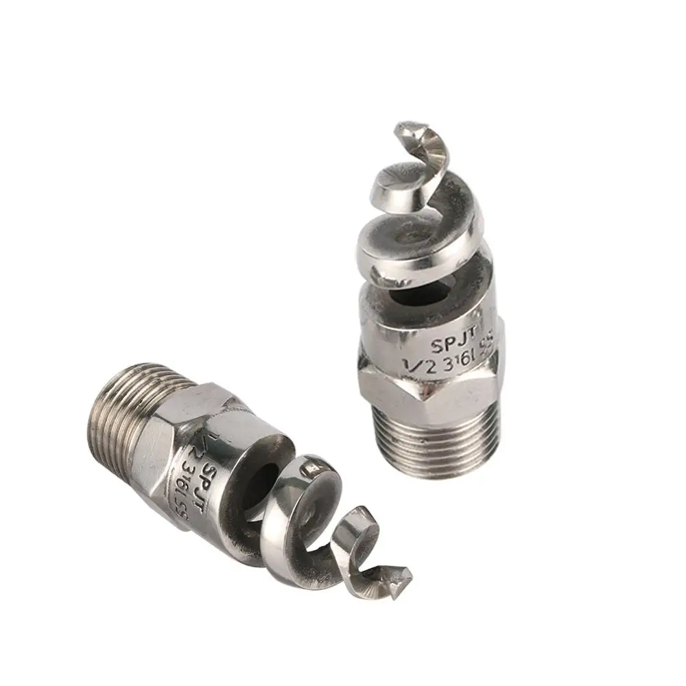 Спиральная струя с наружной резьбой 1/2 дюйма полностью конусная форсунка из