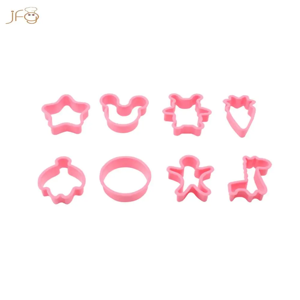 8 шт./компл. 3d мультфильм милый Пластик Diy Формочки для печенья тиснением