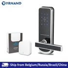 TTlock Bluetooth WiFi Безопасная электронная клавиатура, RFID БЕСКЛЮЧЕВОЙ умный дверной замок