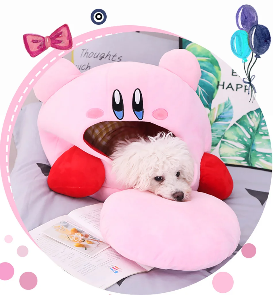 Домик для домашних животных милая корзина кошек мягкая подстилка котят и детская