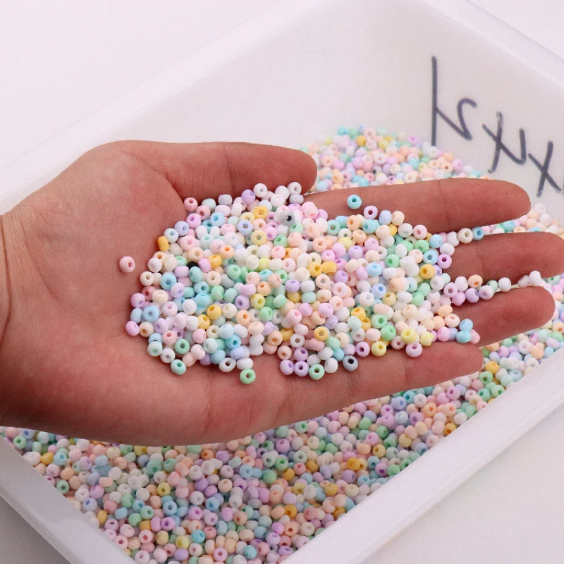 

4mm 6/0 AAA Macaron Matte Glass Beads Round Austrian Seedbeads Spacer Czech Bead for DIY Making Jewelry Decorate Accessories