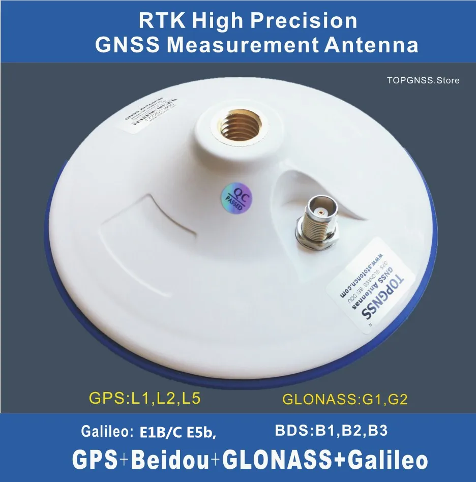 Высокоточное измерение GNSS gps ГЛОНАСС GALILEO BDS RTK антенна ZED F9P CORS Антенна TNC 3 18