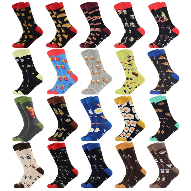 

Man Women Novelty Casual Dressing Color Crew Funny Socks For Happy Wedding Accessories Fancy Socks Gift
