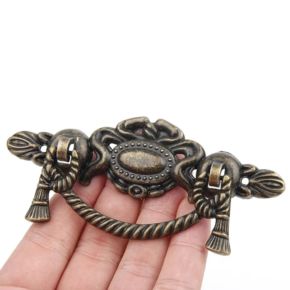 Современный чехол для ящика ручка из античной латуни легкая в установке шкафа