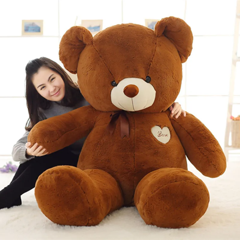 

New Hot High Quality 4 Colors Teddy Bear With Zipper Stuffed Animals Bear Plush Toys Doll Pillow Kids Lovers Birthday Baby Gift