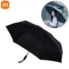 Автоматический зонт Xiaomi WD1, зонт от солнца и дождя, три складных ветрозащитных и водонепроницаемых, защита от УФ излучения, для взрослых, летний и зимний