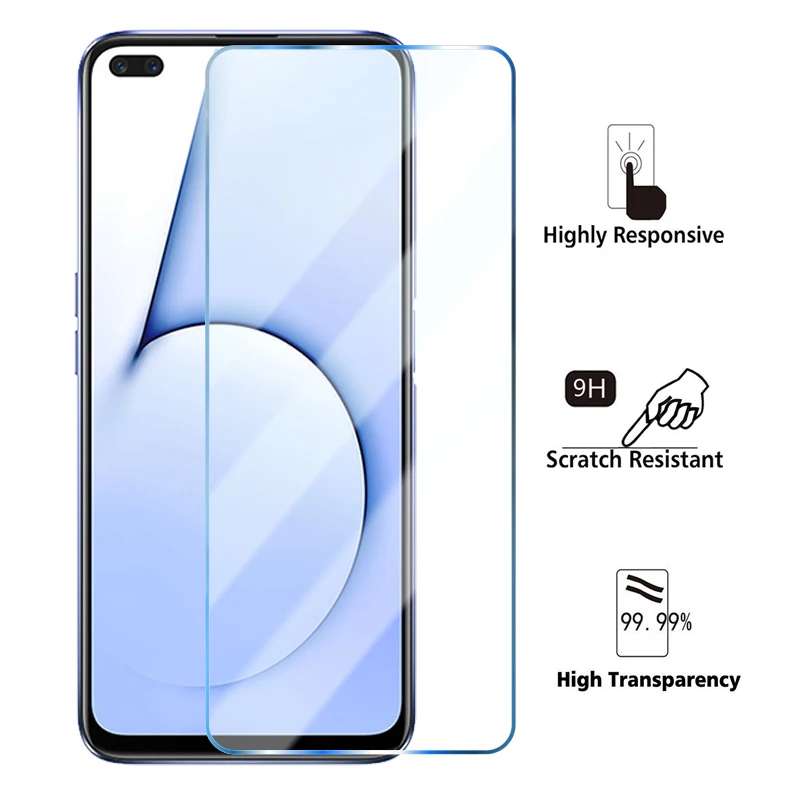 2IN1 закаленное стекло для Realme iPhone 7 6 Plus Pro 7i 6i глобальной X3 X7 X2 XT X Lite X50 X50M 5G защита