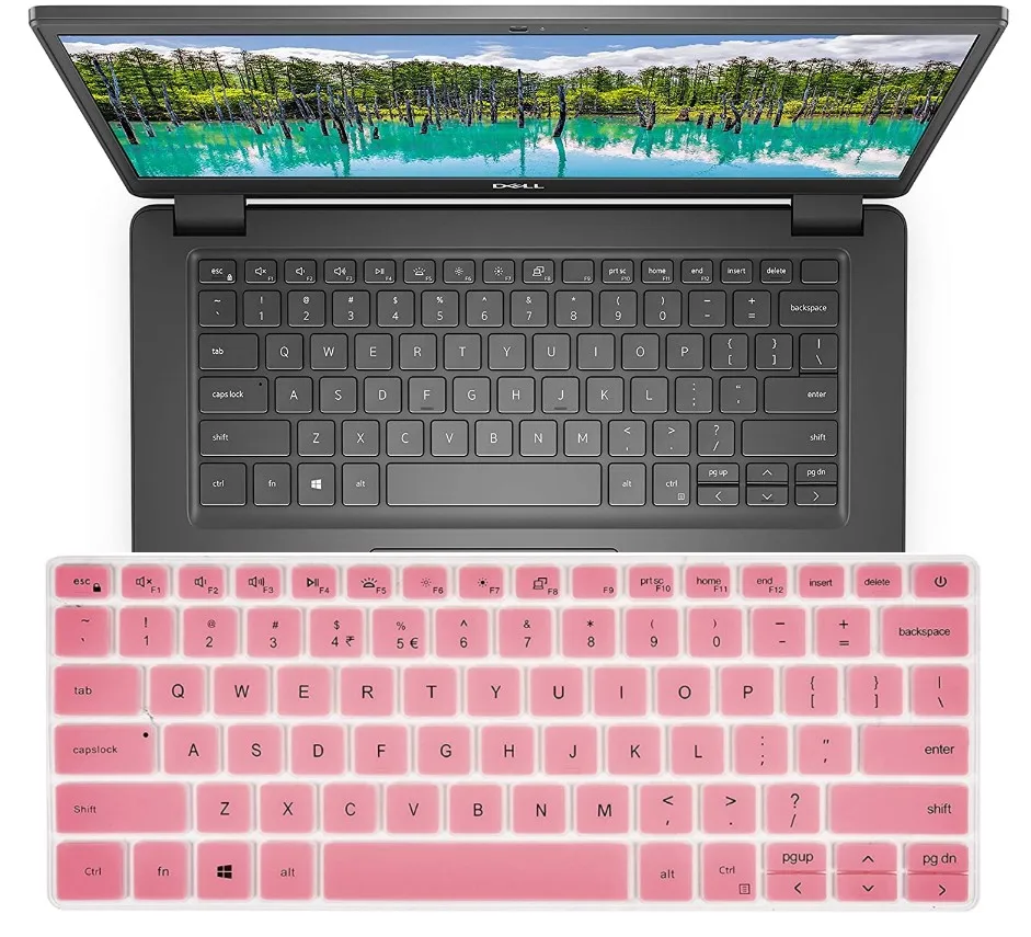 Защита для клавиатуры ноутбука 2020 2019 Dell Latitude 3410 14&quot|Чехлы клавиатуры| |