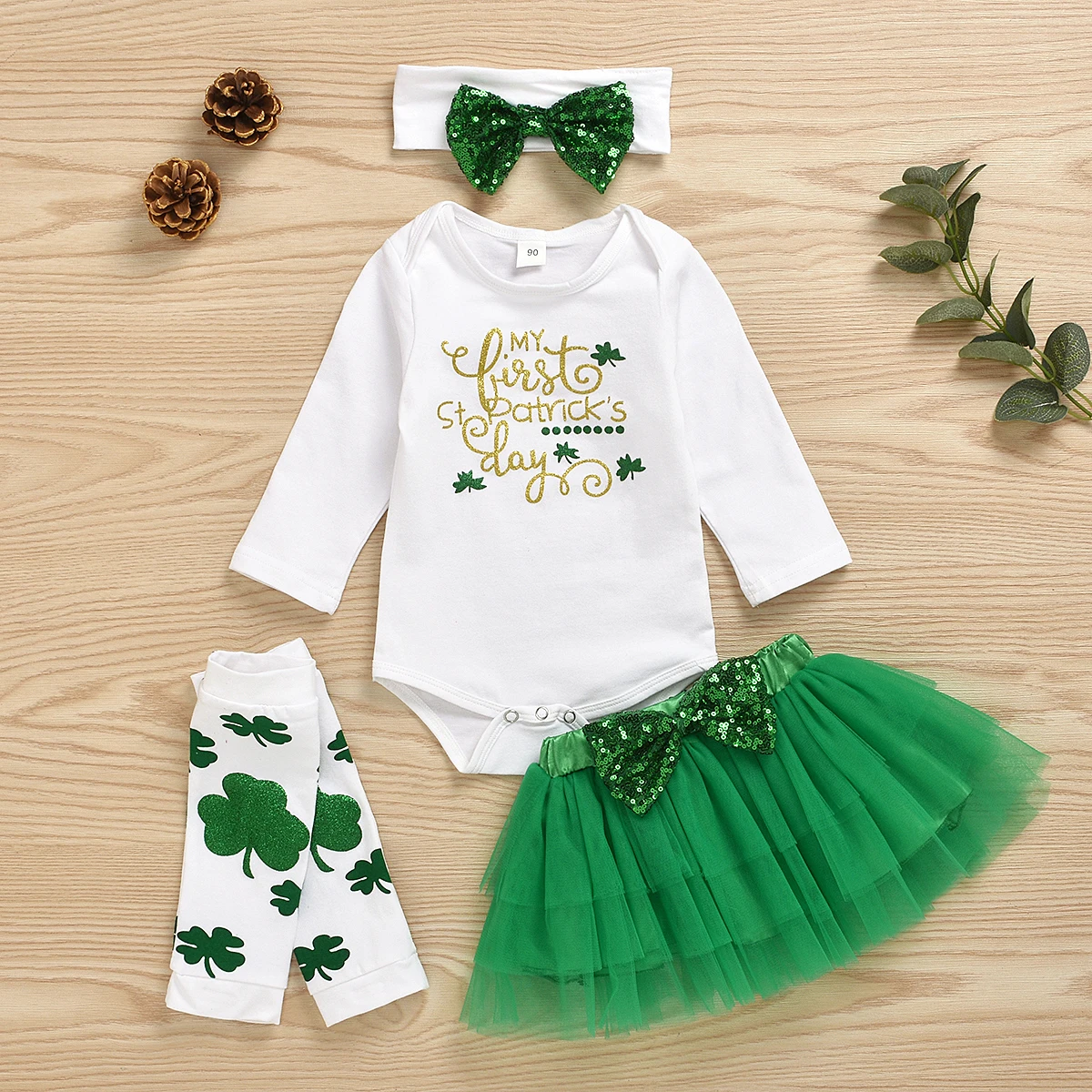 4 шт. детский костюм с юбкой пачкой на весну и осень|Комплекты одежды| |