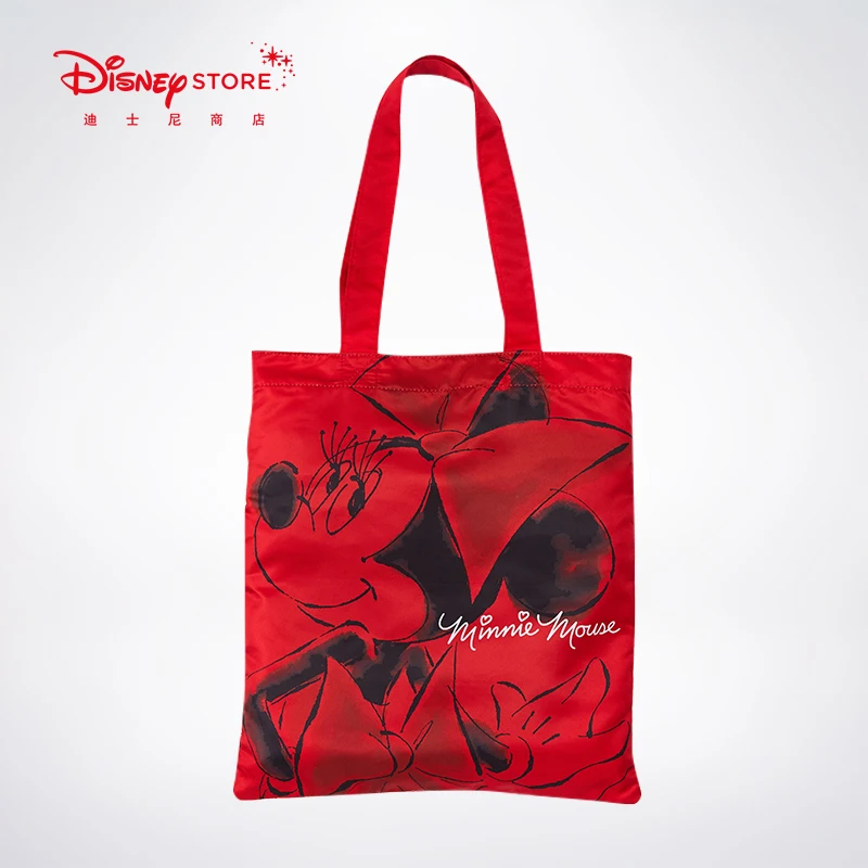 

Authentic Disney Official Cartoon Portable Minnie Can Storage Folding Shopping Bag Tote Bag