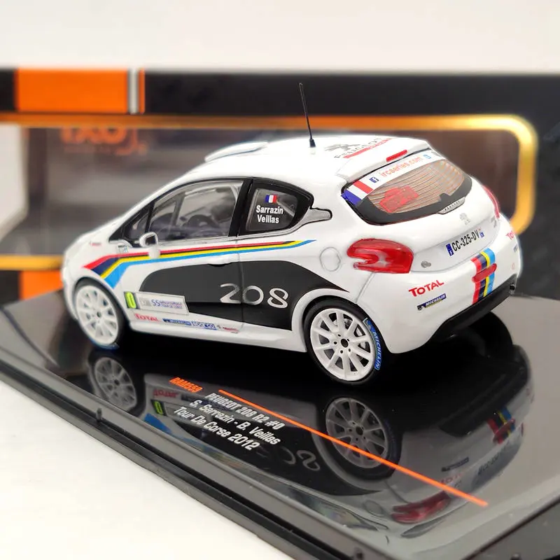 1:43 IXO для P ~ 208 R2 #0 Tour De Corse 2012 RAM559 литые игрушки Ограниченная Коллекция автомобилей