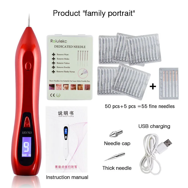 Лазерная плазменная ручка веснушки машина уход за кожей лица Удаление родинок