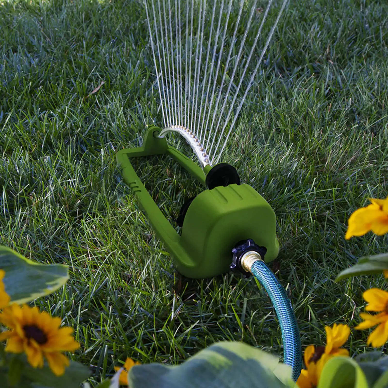 

18 Hole Garden Sprinkler Oscillating Garden Pipe Hose Automatic Swing Roof Cooling Sprinkler Lawn Watering Drip Irrigation