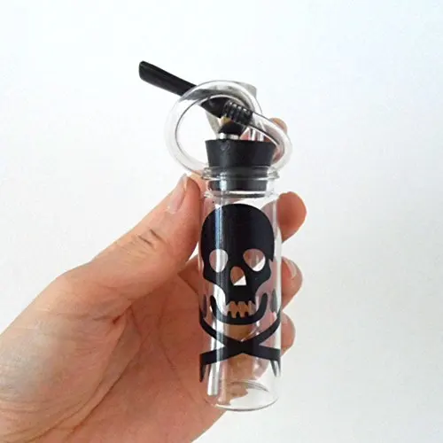 

Mini Tobacco Pipe Glass Smoking Bottle Portable Pipe