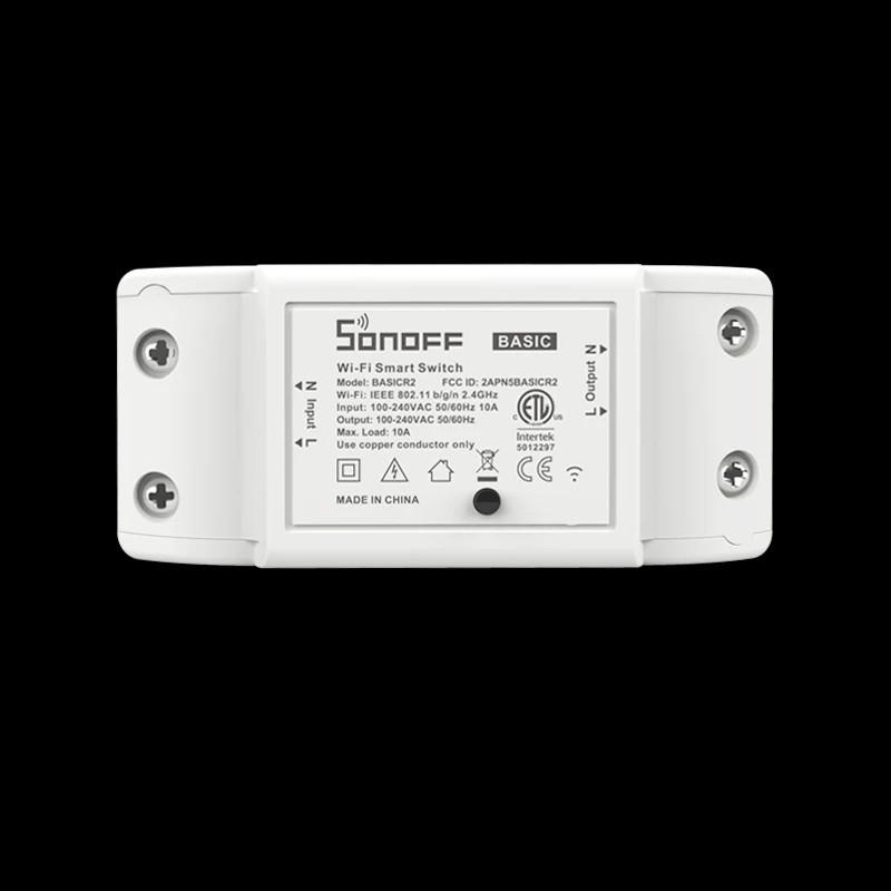 Смарт переключатель Sonoff Basic R2 Wifi беспроводной Умный домашний пульт