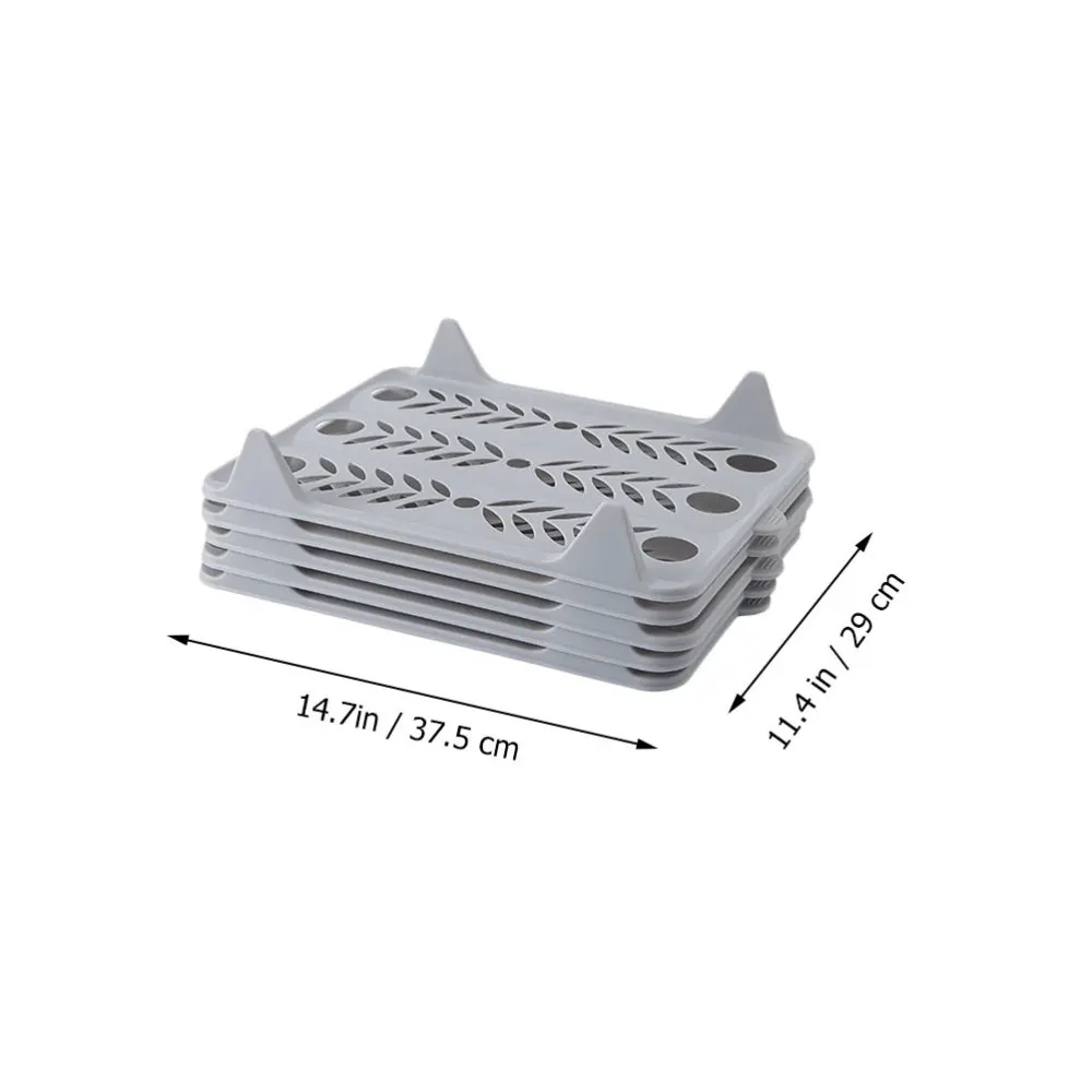 

5pcs Anti-wrinkle Clothes Folding Storage Convenient Clothes Stacking Board