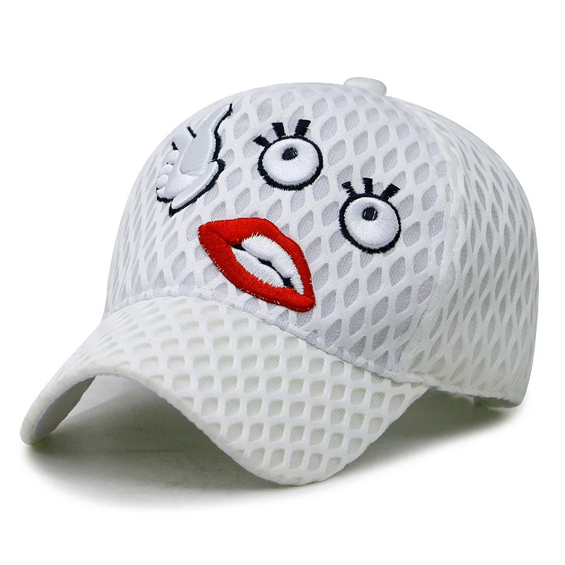 

Big Bone Man Oversize Trucker Caps Cool Sun Hats Men Women Plus Size Hollow Out Baseball Caps M 56-60cm L 60-62cm