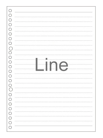 line A5 B5 60 страниц PP обложка для книг дневник путешественник блокнот простой Расписание Книга пуля школьный журнал офисные принадлежности bz1710066 - Цвет: line