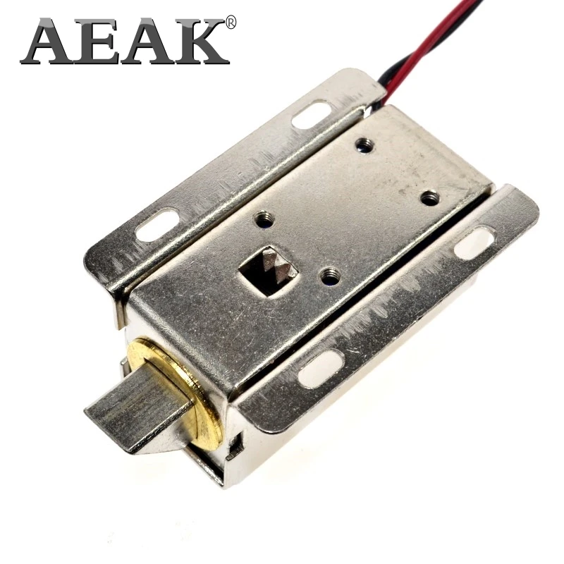 Электрический электромагнитный замок AEAK 12 В постоянного тока со шпунтом вверх