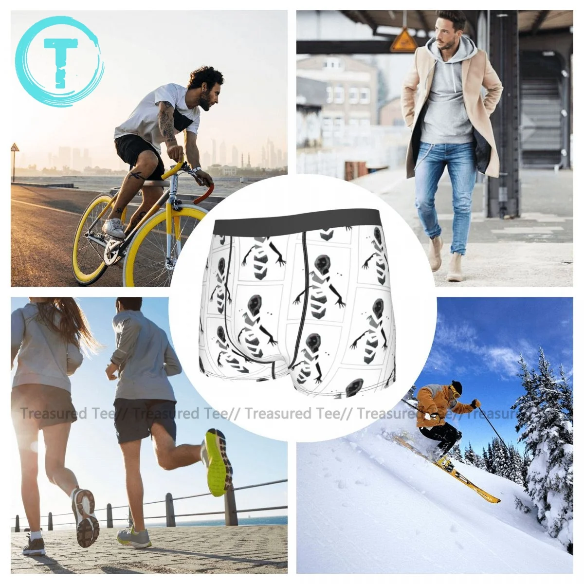 

Junji Ito Underwear Print Polyester Pouch Trunk Trenky Men Cute Boxer Brief