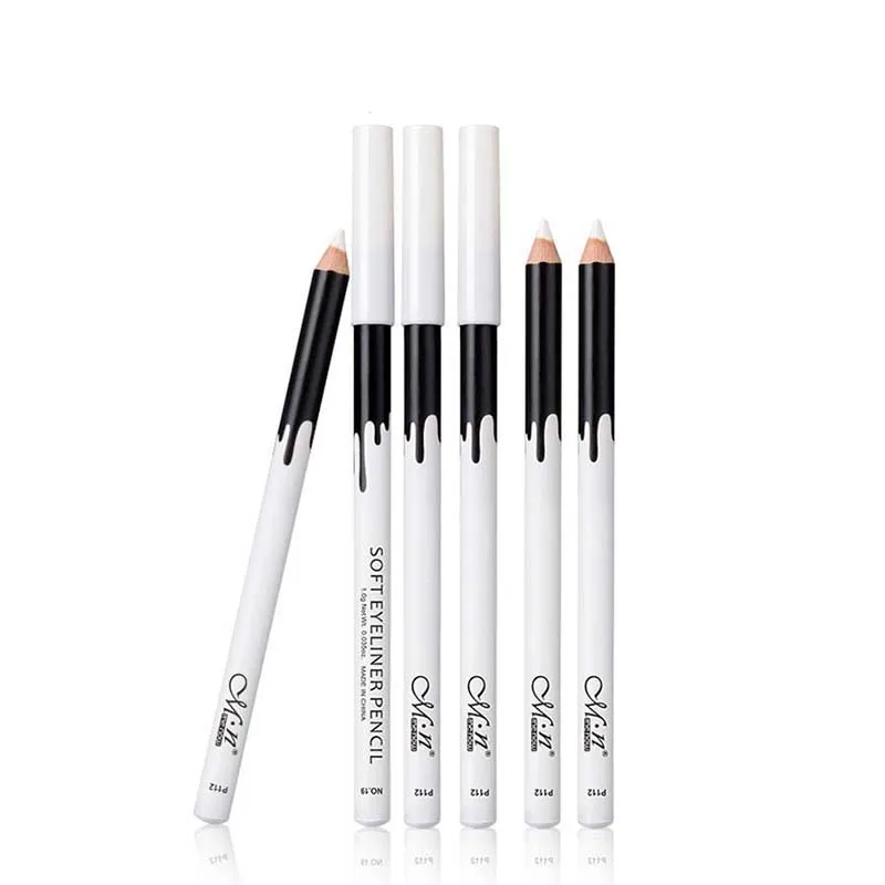 Шелковистая древесина для макияжа косметическая белая подводка глаз карандаш